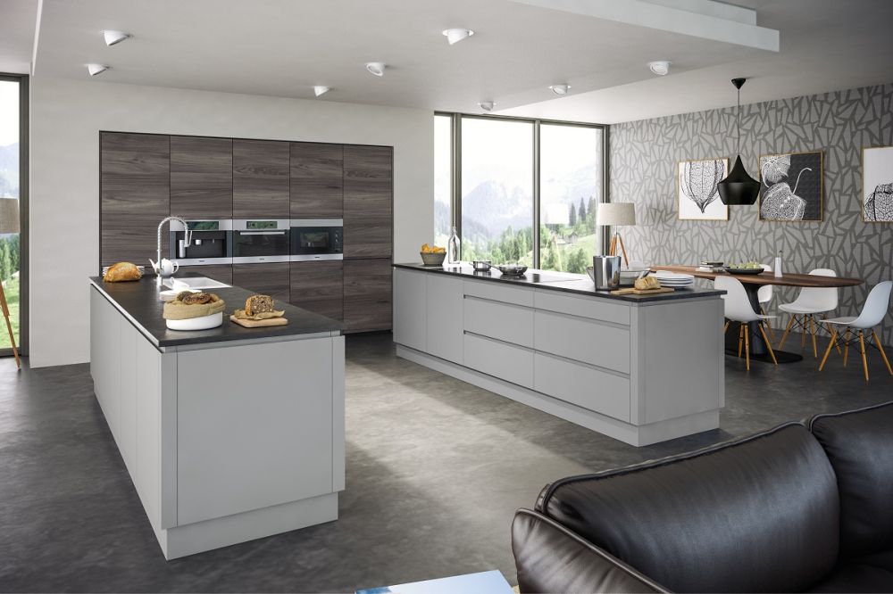 Rothwell Supermatt Light Gray Kitchen